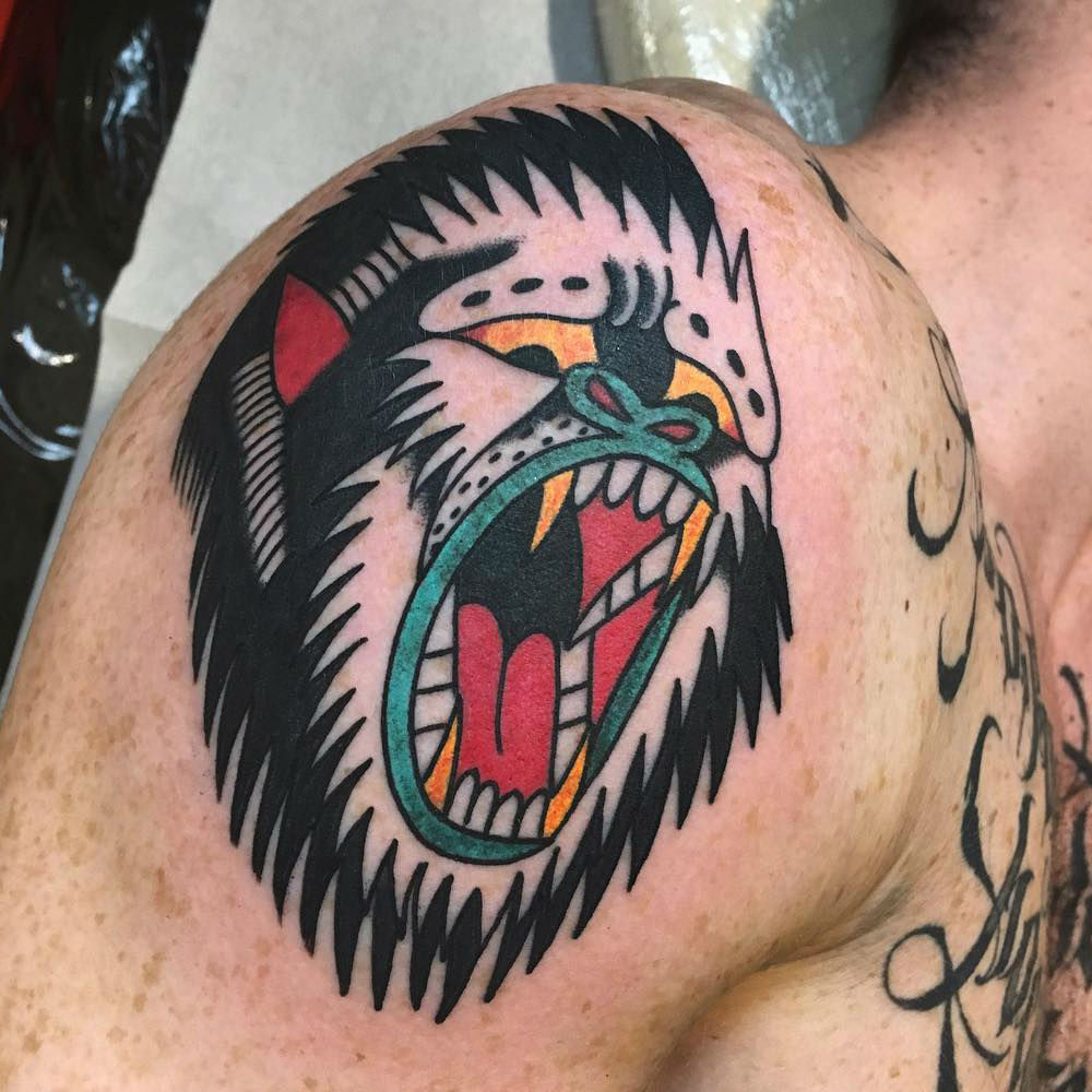 Tattoos Bologna, traditional, by Albi