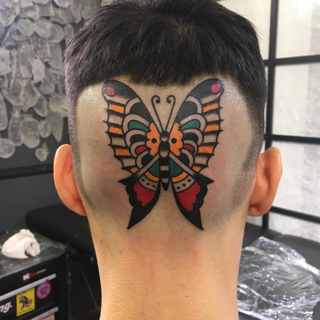 Traditional tattoos Bologna, by Albi