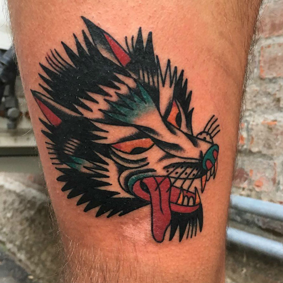 Traditional tattoos Bologna, by Albi