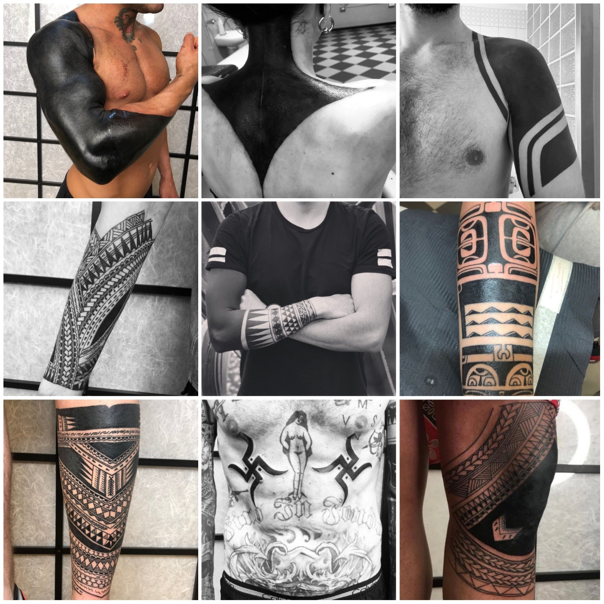 tatuaggi tribali e blackwork a bologna
